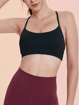 Strappy Back Sports Bra - Activewear - INS | Online Fashion Free Shipping Clothing, Dresses, Tops, Shoes - 02/04/2021 - 2XL - Activewear