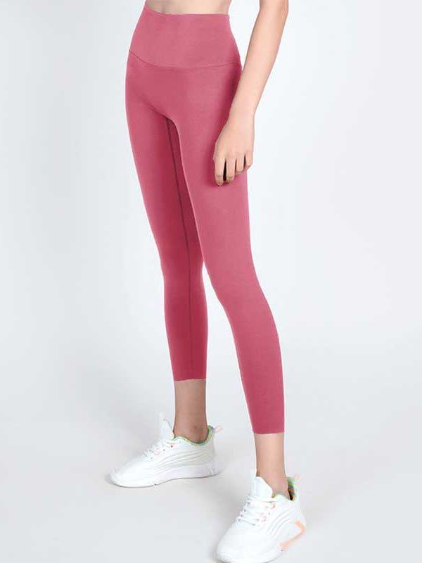 Stretch Leggings Back Waist Hole For Headset Line - Leggings - INS | Online Fashion Free Shipping Clothing, Dresses, Tops, Shoes - 02/26/2021 - Autumn - Black