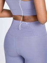 Stretch Leggings Back Waist Hole For Headset Line - Leggings - INS | Online Fashion Free Shipping Clothing, Dresses, Tops, Shoes - 02/26/2021 - Autumn - Black