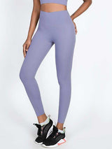 Stretch Leggings Back Waist Hole For Headset Line - Leggings - INS | Online Fashion Free Shipping Clothing, Dresses, Tops, Shoes - 02/26/2021 - Autumn - Black