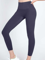 Stretch Leggings Back Waist Hole For Headset Line - Leggings - INS | Online Fashion Free Shipping Clothing, Dresses, Tops, Shoes - 02/26/2021 - Autumn - Black