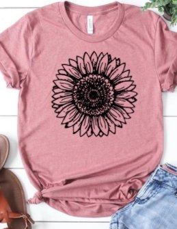 Summer Cute Sunflower Print Leisure T-shirt - T-Shirts - INS | Online Fashion Free Shipping Clothing, Dresses, Tops, Shoes - 01/04/2021 - 2XL - 3XL