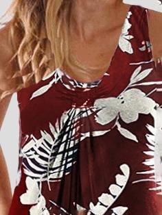 Summer V Neck Sleeveless Print Mini Dress - Mini Dresses - INS | Online Fashion Free Shipping Clothing, Dresses, Tops, Shoes - 05/07/2021 - 10-20 - color-black