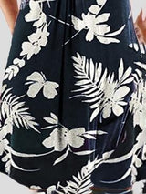 Summer V Neck Sleeveless Print Mini Dress - Mini Dresses - INS | Online Fashion Free Shipping Clothing, Dresses, Tops, Shoes - 05/07/2021 - 10-20 - color-black