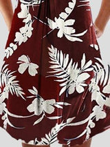 Summer V Neck Sleeveless Print Mini Dress - Mini Dresses - INS | Online Fashion Free Shipping Clothing, Dresses, Tops, Shoes - 05/07/2021 - 10-20 - color-black