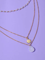 Sun Charm Layered Necklace - INS | Online Fashion Free Shipping Clothing, Dresses, Tops, Shoes