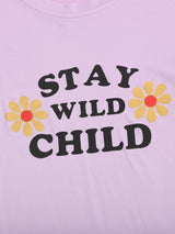 Sunflower & Slogan Short Sleeve Tee - INS | Online Fashion Free Shipping Clothing, Dresses, Tops, Shoes