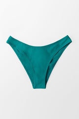 Teal Low Waisted Mid Cut Bikini Bottom - Bikini - INS | Online Fashion Free Shipping Clothing, Dresses, Tops, Shoes - 2021-3-7 - 2021-Mar-Bikini-Bottom - __with:reversible-low-rise-bikini-bottom