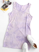 Tie Dye Bodycon Tank Dress - INS | Online Fashion Free Shipping Clothing, Dresses, Tops, Shoes