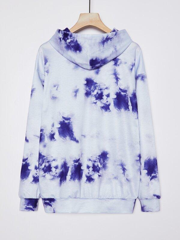 Tie Dye Hooded Sweatshirt - INS | Online Fashion Free Shipping Clothing, Dresses, Tops, Shoes