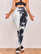 Tie Dye Wideband Waist Sports Leggings - INS | Online Fashion Free Shipping Clothing, Dresses, Tops, Shoes