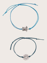 Tortoise & Compass Decor Bracelet - INS | Online Fashion Free Shipping Clothing, Dresses, Tops, Shoes