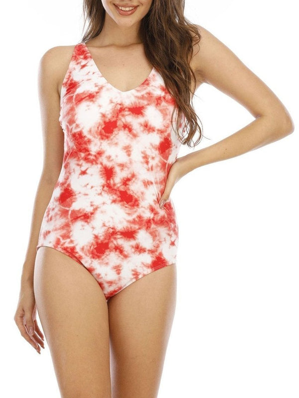 Trendy Deep V Beach One-piece Swimsuits - One-piece Swimsuits - INS | Online Fashion Free Shipping Clothing, Dresses, Tops, Shoes - 17/05/2021 - Color_Red - One-piece Swimsuits