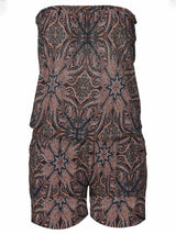 Tube-up Printed Bench Casual Jumpsuit - Jumpsuit & Rompers - INS | Online Fashion Free Shipping Clothing, Dresses, Tops, Shoes - 10-20 - 16/07/2021 - Bottoms