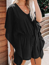 V Neck High Waist Wide Loose Casual Jumpsuit - Jumpsuits - INS | Online Fashion Free Shipping Clothing, Dresses, Tops, Shoes - 31/05/2021 - Category_Bottoms - Category_Jumpsuits