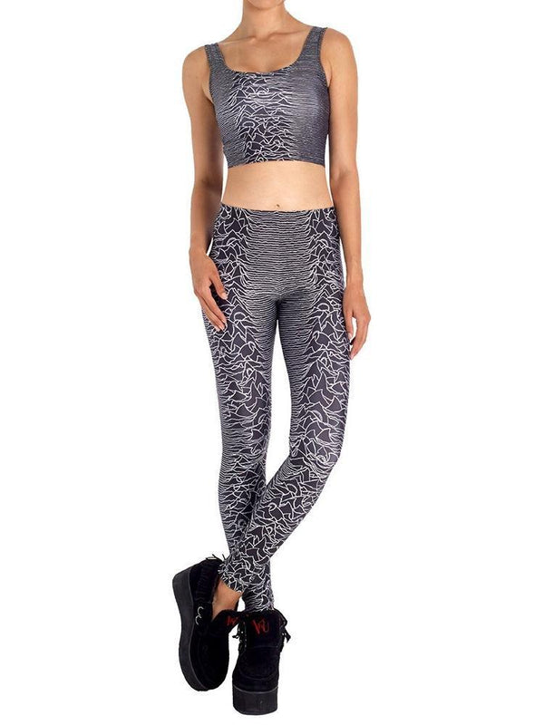 Vapor Zebra On-trend Print Sport Bra & Legging Set - Sports Bras - INS | Online Fashion Free Shipping Clothing, Dresses, Tops, Shoes - 15/03/2021 - Bra - L