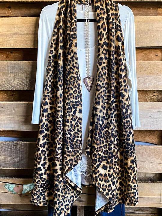 VERY BEST VEST - LEOPARD/MOCHA - INS | Online Fashion Free Shipping Clothing, Dresses, Tops, Shoes
