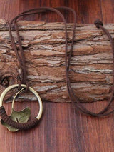 Vintage Ginkgo Leaf Alloy necklace - INS | Online Fashion Free Shipping Clothing, Dresses, Tops, Shoes