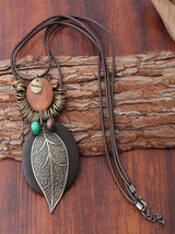 Vintage leaf necklace - INS | Online Fashion Free Shipping Clothing, Dresses, Tops, Shoes
