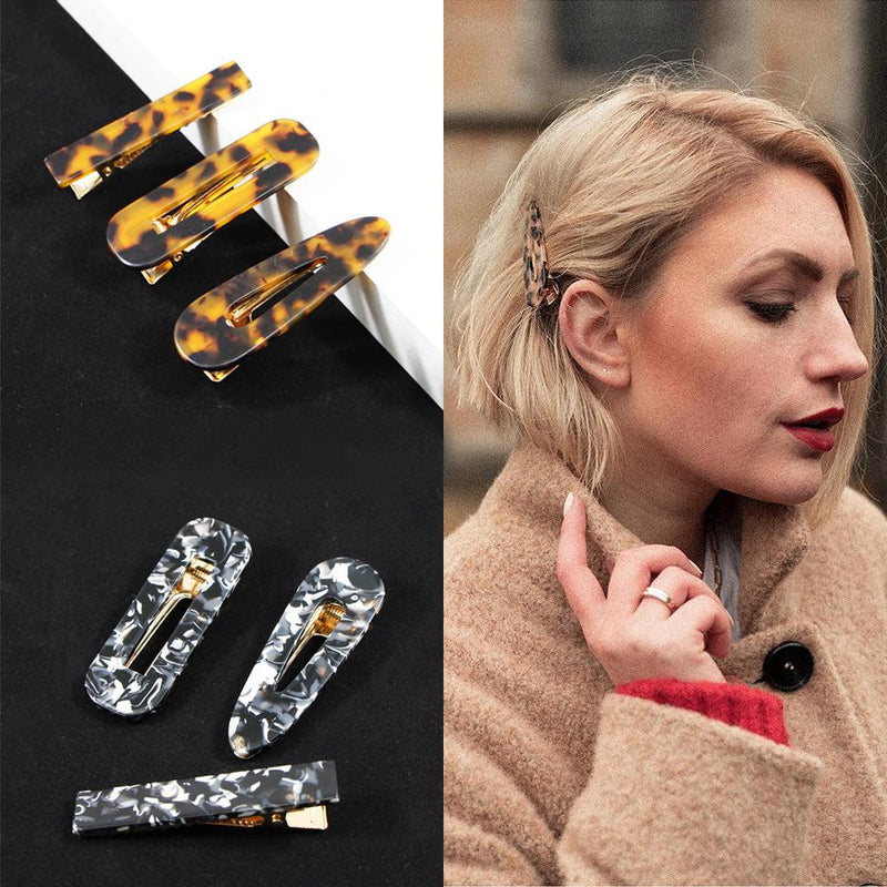 Vintage Marble Pattern Acetic Acid Hairpin - INS | Online Fashion Free Shipping Clothing, Dresses, Tops, Shoes