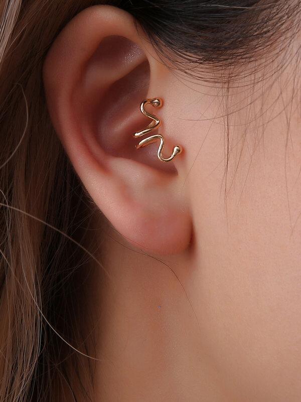 Wave Shaped Metal Ear Clip - INS | Online Fashion Free Shipping Clothing, Dresses, Tops, Shoes