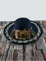 Wide Brimmed Flowers Straw Hat - INS | Online Fashion Free Shipping Clothing, Dresses, Tops, Shoes