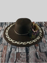 Wide Brimmed Flowers Straw Hat - INS | Online Fashion Free Shipping Clothing, Dresses, Tops, Shoes