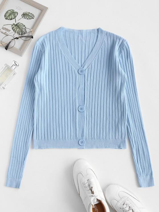 Wide Rib Knit Slim Cardigan - INS | Online Fashion Free Shipping Clothing, Dresses, Tops, Shoes