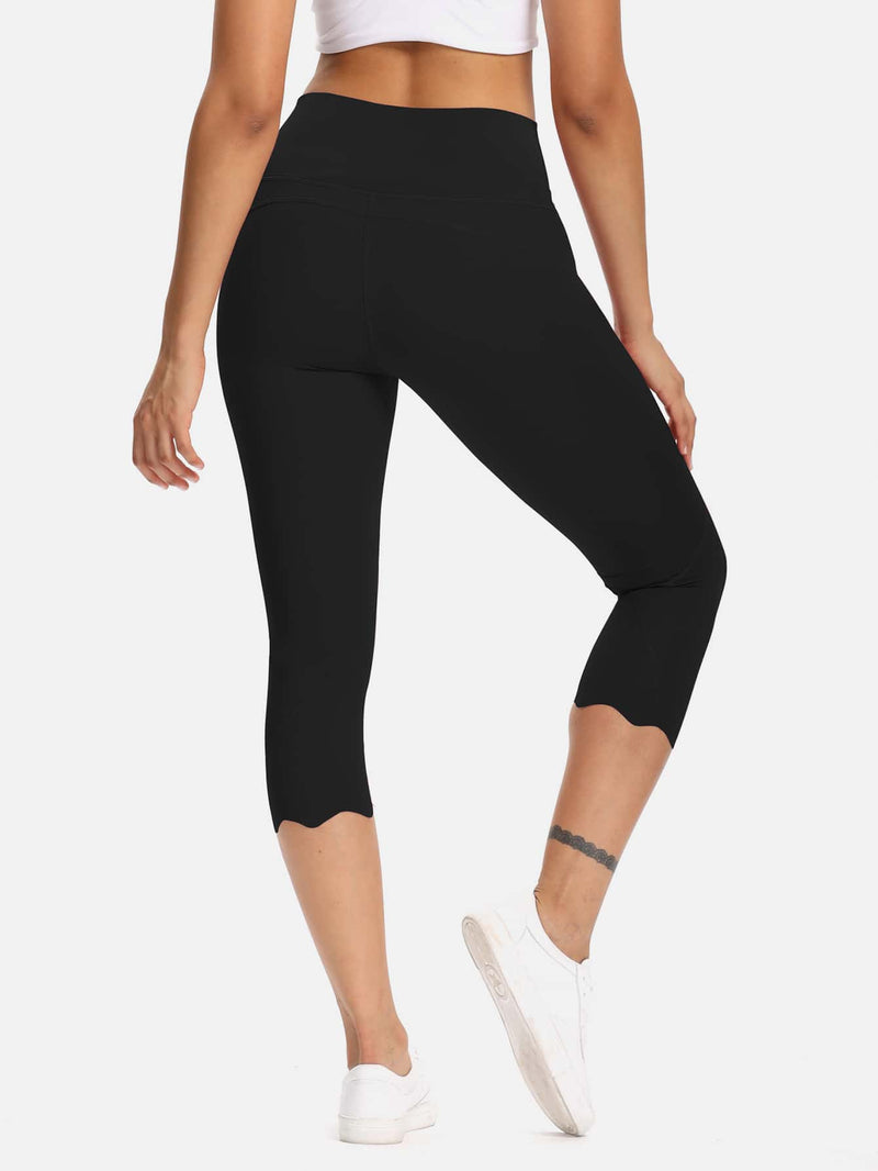 Wide Waist Capri Sports Leggings - INS | Online Fashion Free Shipping Clothing, Dresses, Tops, Shoes