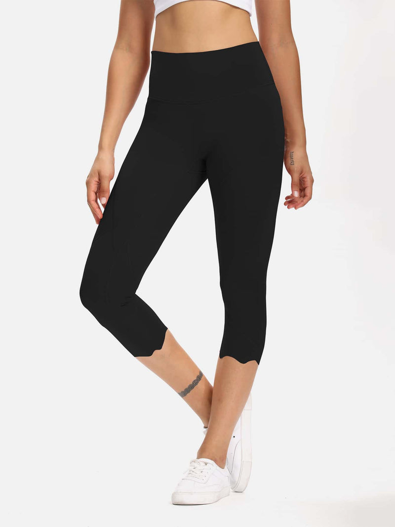 Wide Waist Capri Sports Leggings - INS | Online Fashion Free Shipping Clothing, Dresses, Tops, Shoes