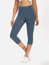 Wide Waist Capri Sports Leggings - INS | Online Fashion Free Shipping Clothing, Dresses, Tops, Shoes