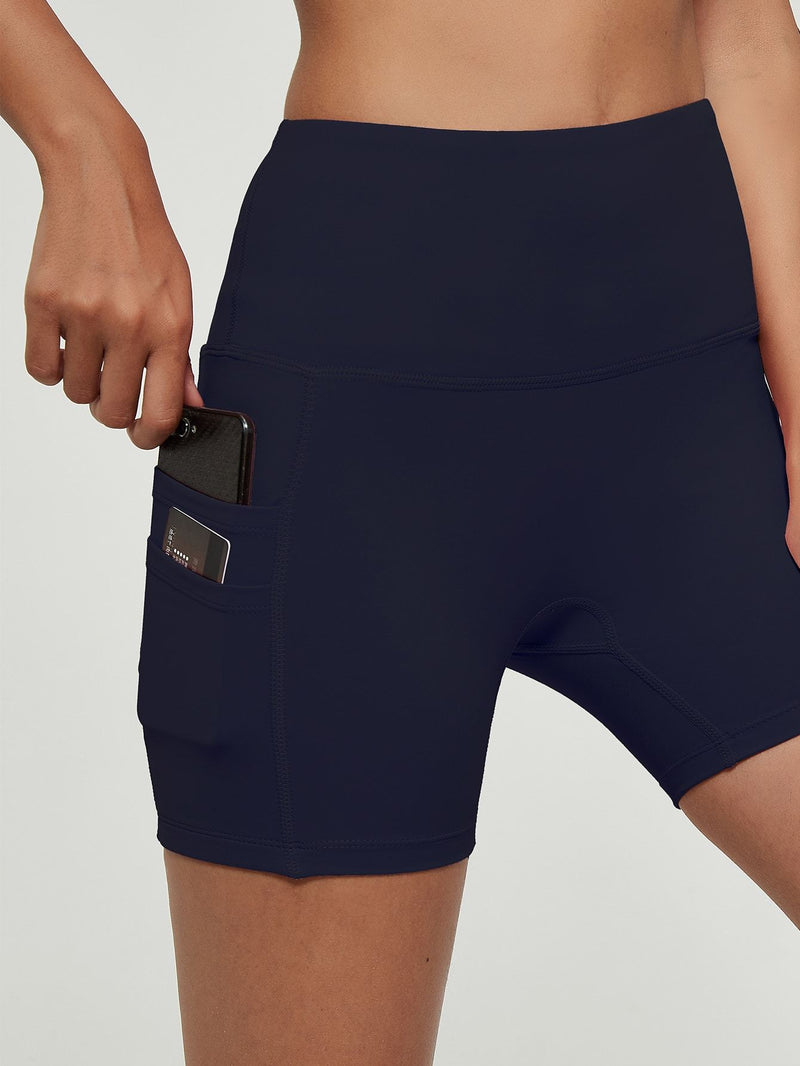 Wide Waistband Sports Biker Shorts - INS | Online Fashion Free Shipping Clothing, Dresses, Tops, Shoes