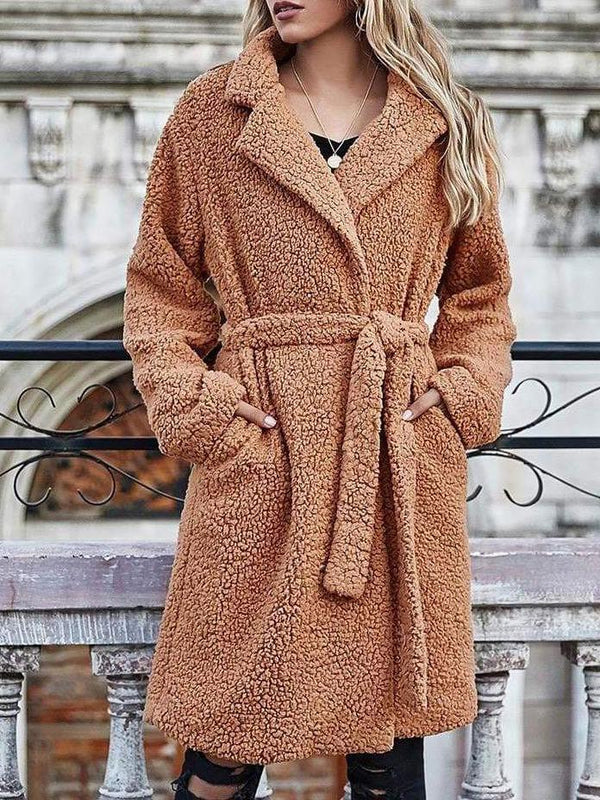 Women Casual Thick Fleece Coat - Coats - INS | Online Fashion Free Shipping Clothing, Dresses, Tops, Shoes - Coat - -