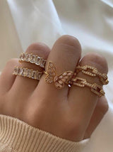 Women Fashion Zircon Diamond Ring - INS | Online Fashion Free Shipping Clothing, Dresses, Tops, Shoes