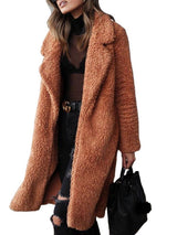 Women Fleece Lambswool Long Coat - INS | Online Fashion Free Shipping Clothing, Dresses, Tops, Shoes