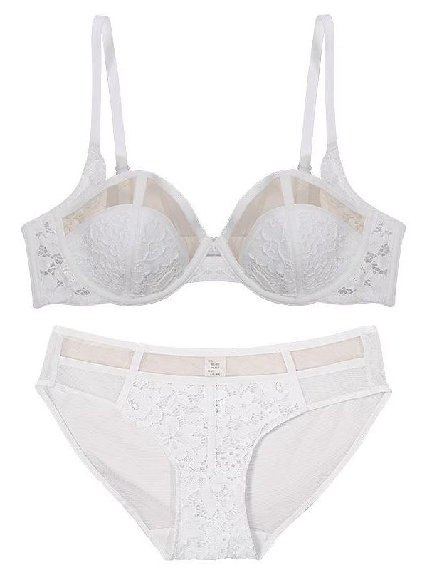 Women Gathering bra & Pantie Set - INS | Online Fashion Free Shipping Clothing, Dresses, Tops, Shoes