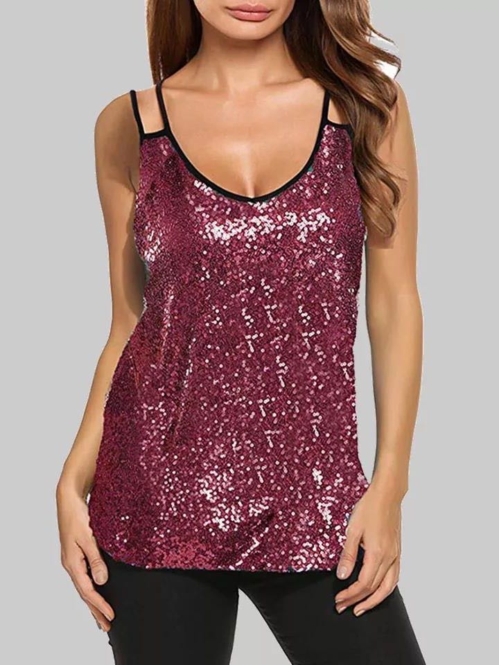 Women Hot Summer Sequin Top - INS | Online Fashion Free Shipping Clothing, Dresses, Tops, Shoes