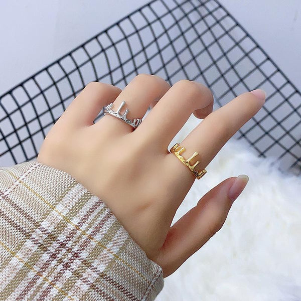 Women Irregular Crown Ring - INS | Online Fashion Free Shipping Clothing, Dresses, Tops, Shoes