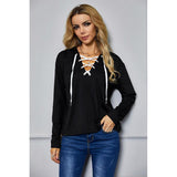 Women Lace-up Casual Top - INS | Online Fashion Free Shipping Clothing, Dresses, Tops, Shoes