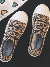 Women Leopard Front Low Top Sneakers - INS | Online Fashion Free Shipping Clothing, Dresses, Tops, Shoes