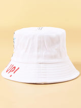 Women Letter Graphic Bucket Hat - INS | Online Fashion Free Shipping Clothing, Dresses, Tops, Shoes