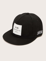 Women Letter Patched Baseball Cap - INS | Online Fashion Free Shipping Clothing, Dresses, Tops, Shoes