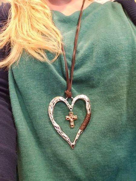 Women Necklace Heart - INS | Online Fashion Free Shipping Clothing, Dresses, Tops, Shoes