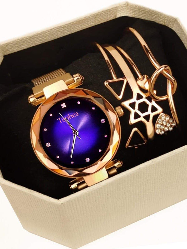 Women Quartz Watch With Bracelets Set - INS | Online Fashion Free Shipping Clothing, Dresses, Tops, Shoes