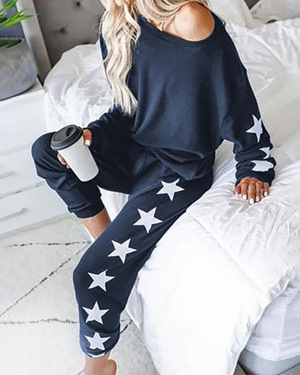 women say loose long sleeved casual S UI - Sets - INS | Online Fashion Free Shipping Clothing, Dresses, Tops, Shoes - 02/19/2021 - 2 piece sets - Autumn