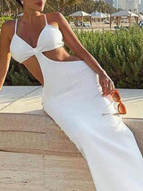 Women Slim Long Bandage Dress - Dresses - INS | Online Fashion Free Shipping Clothing, Dresses, Tops, Shoes - Bodycon Dress - dress - Dresses