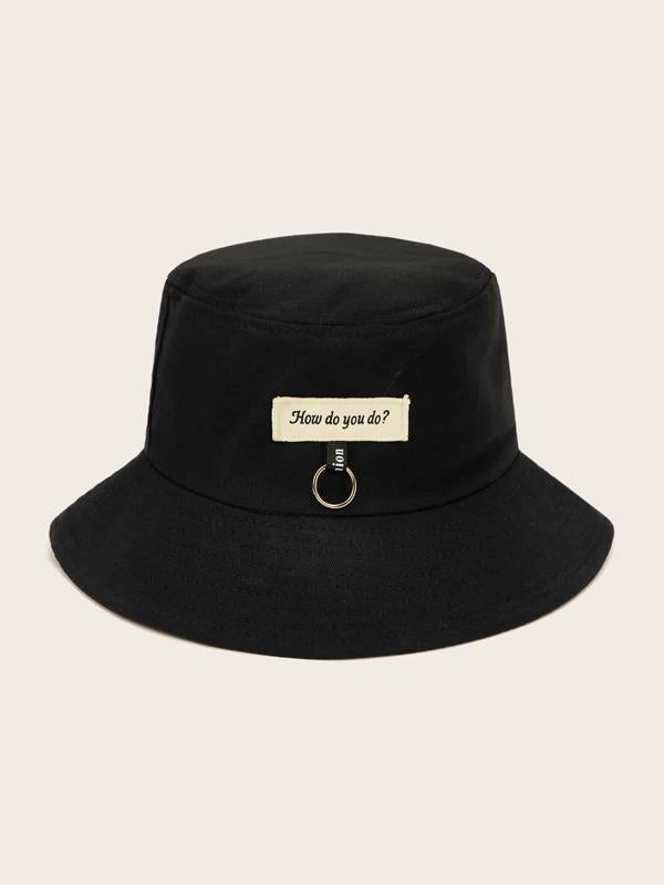 Women Slogan Pattern Bucket Hat - Bucket Hat - INS | Online Fashion Free Shipping Clothing, Dresses, Tops, Shoes - 02/04/2021 - Accs & Jewelry - Autumn