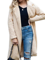 Women Thick Fleece Long Coat - INS | Online Fashion Free Shipping Clothing, Dresses, Tops, Shoes