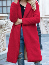 Women Thick Fleece Long Jacket - INS | Online Fashion Free Shipping Clothing, Dresses, Tops, Shoes