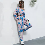 Women Tie-dye Sportswear Suit - INS | Online Fashion Free Shipping Clothing, Dresses, Tops, Shoes